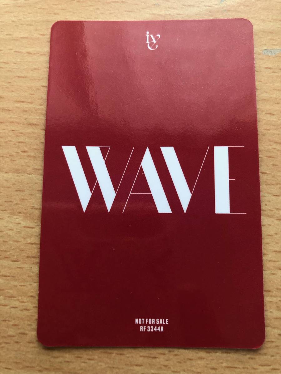 IVE( I b) Japan 1st EP[ WAVE ]. go in trading card Anne *yu Gin Korea K-POP