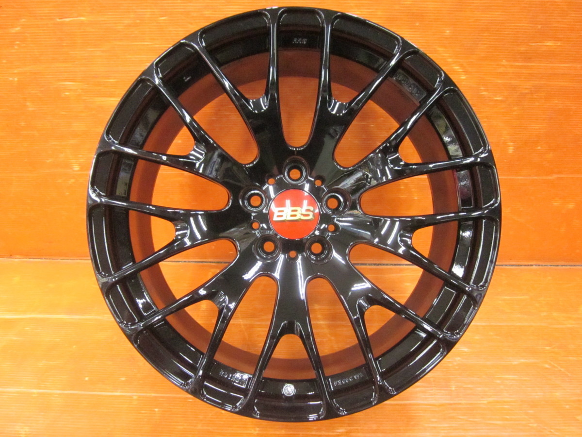 Y2】BBS RN RN103/RN104 鍛造 20インチ 8.5J +30/9.5J +40 PCD120 5H PFS φ72.5mm 中古品 4本set ホイールのみ グロスブラック塗装品_業者にてグロスブラックに再塗装しています