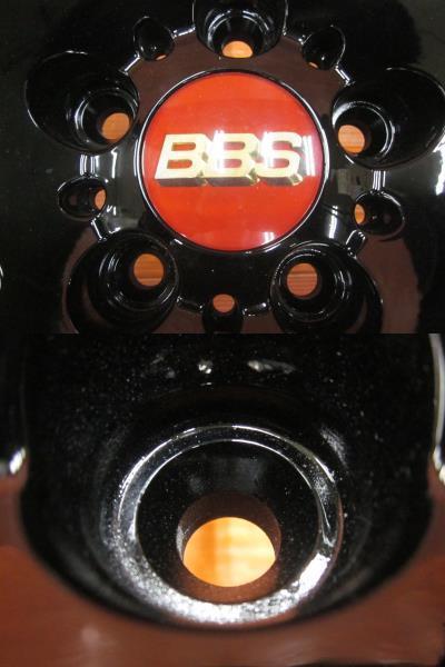 Y2】BBS RN RN103/RN104 鍛造 20インチ 8.5J +30/9.5J +40 PCD120 5H PFS φ72.5mm 中古品 4本set ホイールのみ グロスブラック塗装品_赤キャップ装着です
