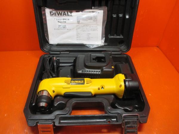 在庫処分】DEWALT 9.6V 10mm 充電式 アングルドリル DW955K2JP 長期