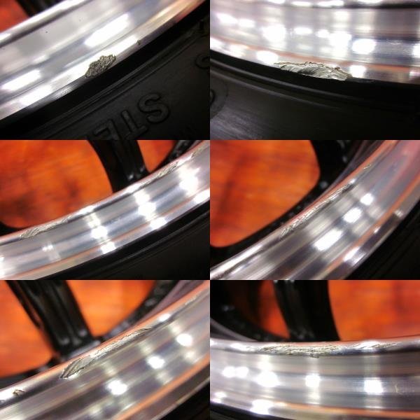 Y4】RAYS グラムライツ gramLIGHTS 57Gainer 16インチ 6.5J +52 PCD100 4H ブリヂストン TURANZA ER370 185/55R16 フィット/シャトルなど_画像6