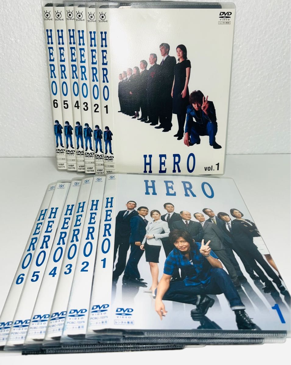 HERO 2001年版+2014年版+特別編+劇場版 DVD全巻完結セット