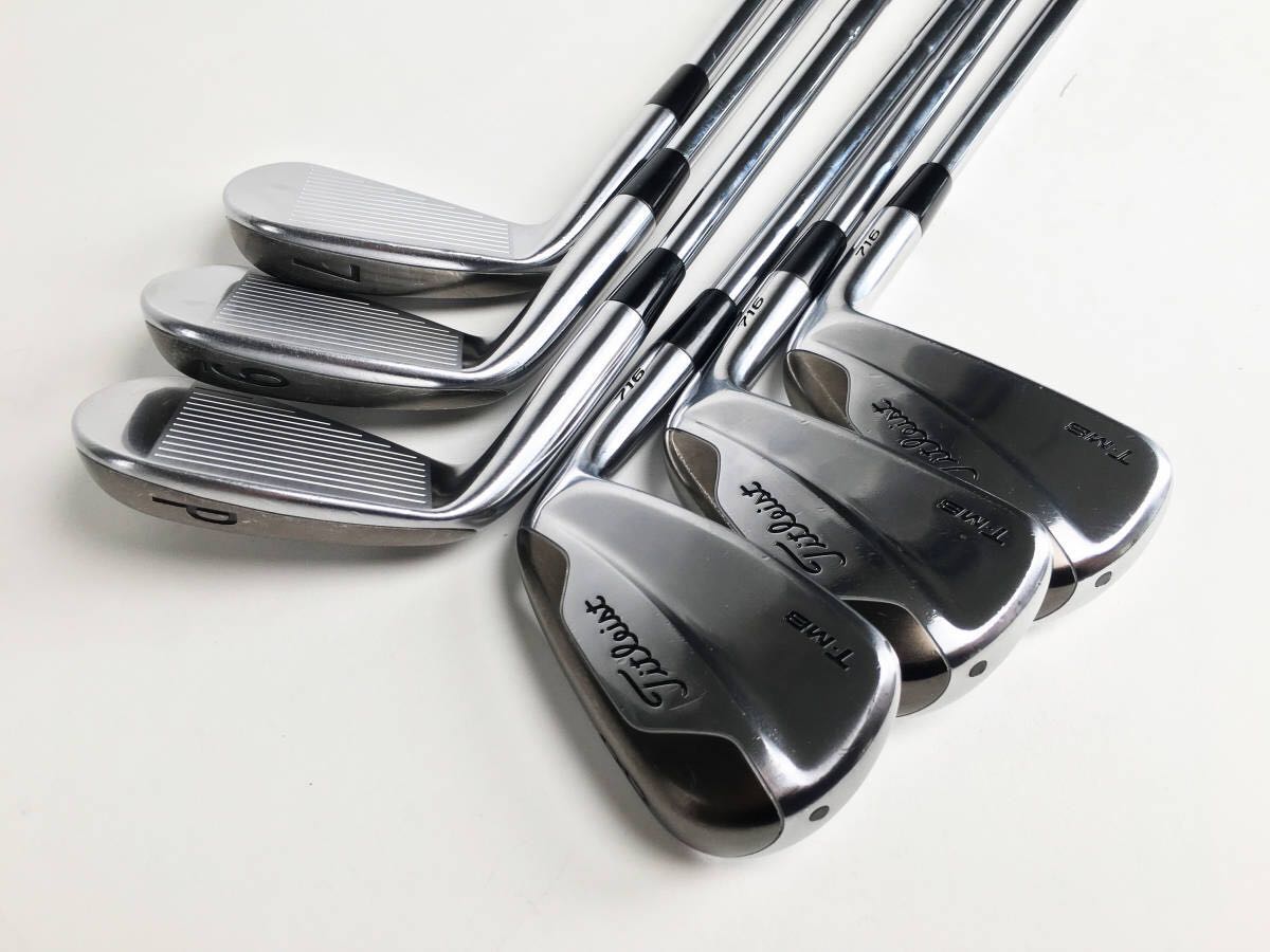 美容產品Titleist T-MB 716 Iron 6套裝Rishafu KBS TOUR-V S.    原文:美品 タイトリスト T-MB 716 アイアン 6本セット 　リシャフト KBS TOUR-V S