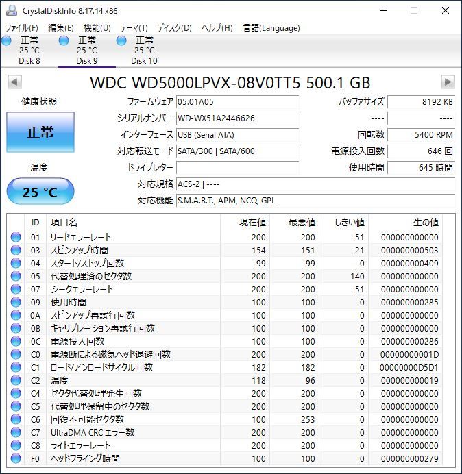 可愛いクリスマスツリーやギフトが! 2.5インチHDD WD WD5000LPVX