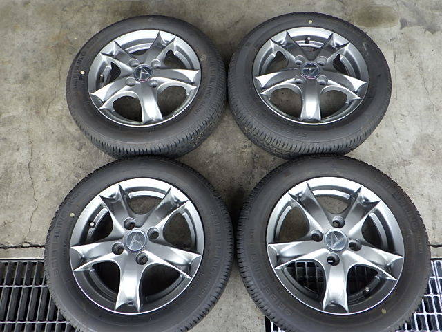 216-920　AIRBERG　アルミホイール＆ラジアルタイヤ　155/65R13　2020年　4本セット_画像1