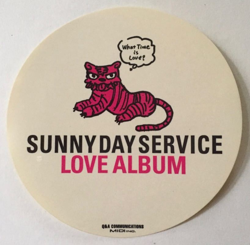 サニーデイ・サービス LOVE ALBUM ステッカー Sunny Day Service_画像1
