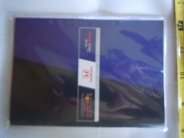 Rad Bull Racing × Scuderia TorroRosso × Honda オリジナルA6ノート　非売品 　　レッドブルレーシング×スクーデリアトロロッソ_画像2