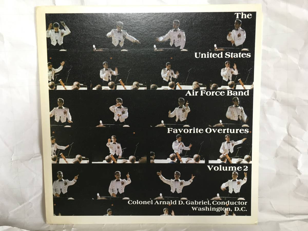 吹奏楽 The United States Air Force Band 「 Favorite Overtures Volume 2 」中古LP This Record Is Not For Sale (非売品？)_画像1