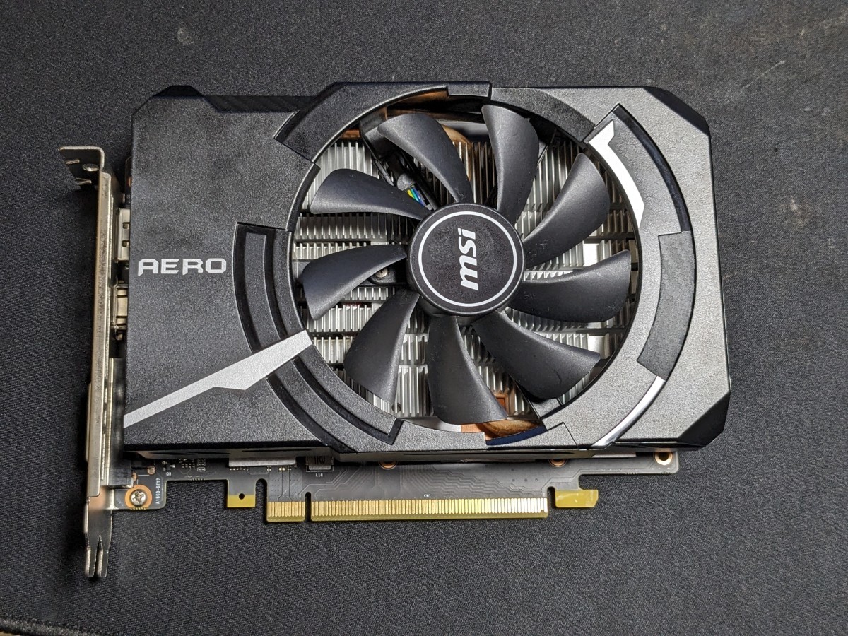 1円〜　MSI Geforce GTX1660Super AERO ITX OC 動作確認済_画像1