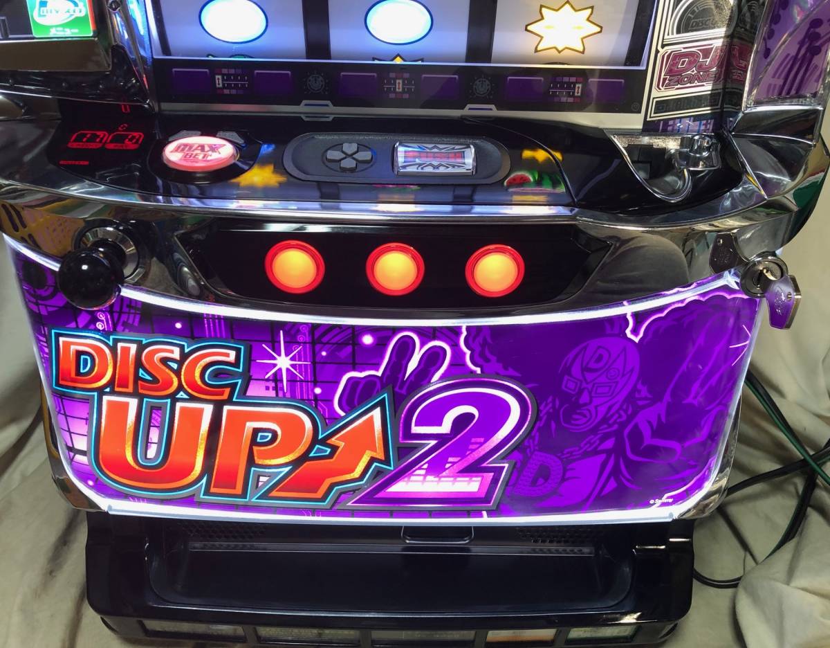 パチスロ ディスクアップ2 【サミー】 (コイン不要機取付済)スロット