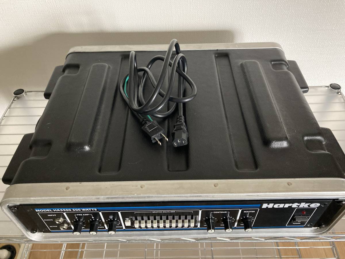 Hartke HA5500 ベースアンプヘッド ハートキー 出力500W ハードケース