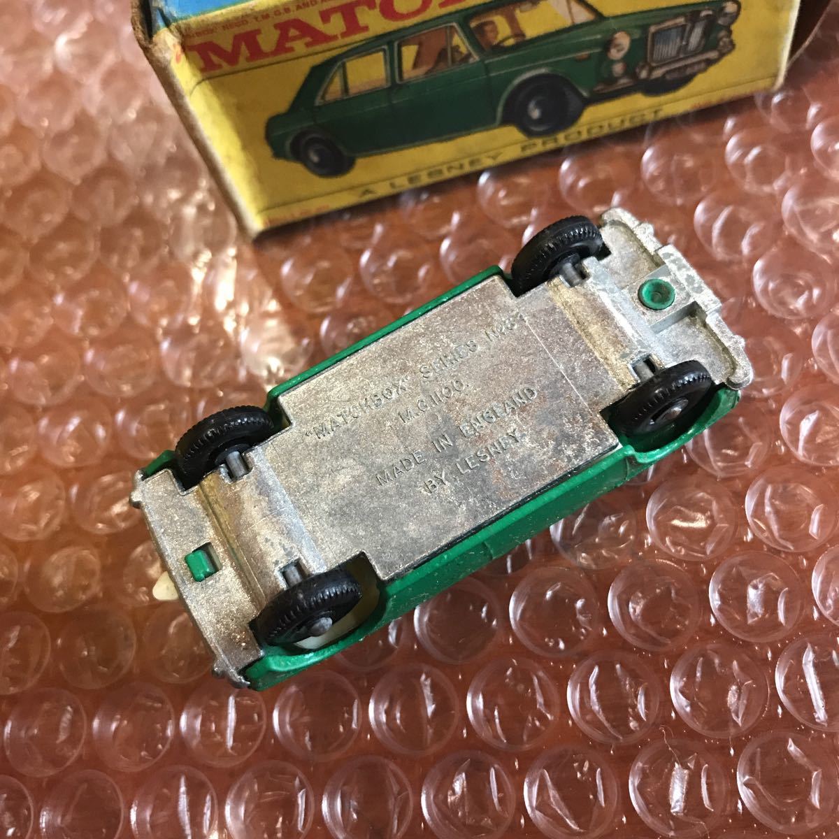 MATCHBOX【マッチボックス】No.64 MG.1100. 緑 グリーン 箱付き