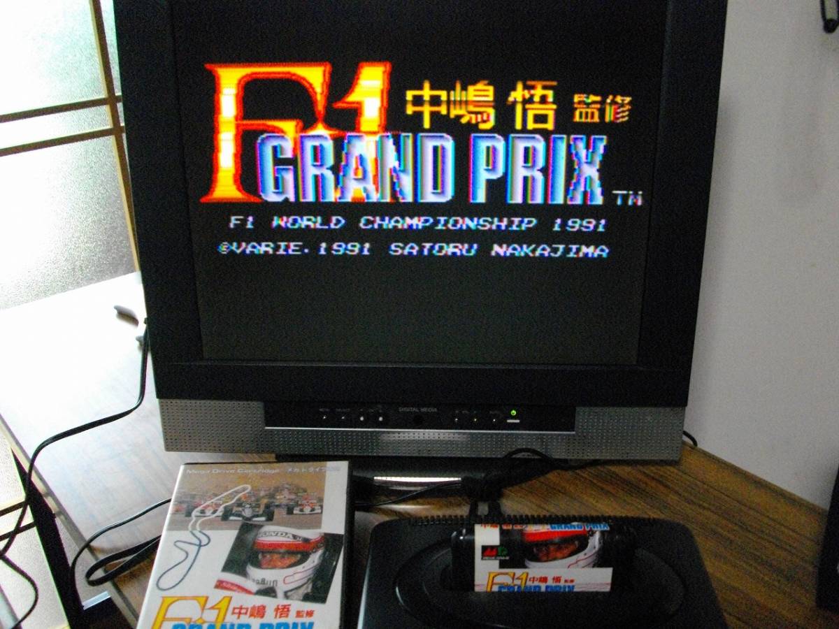 ジャンク品メガドライブ 中嶋悟監修F-1 GRAND PRIX_画像1