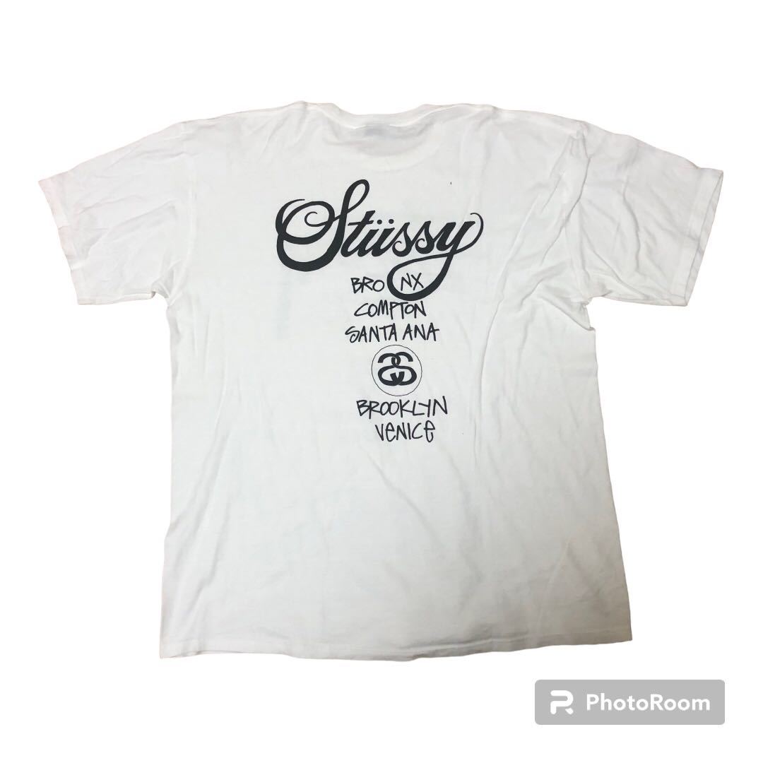 良品 STUSSY ステューシー ワールドツアー Tシャツ XL | JChere雅虎 