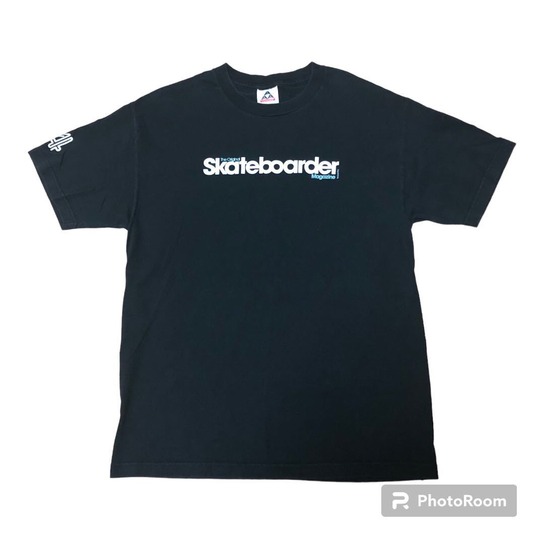 レア 90s〜 Shateboarder Magazine ロゴ Tシャツ L|PayPayフリマ