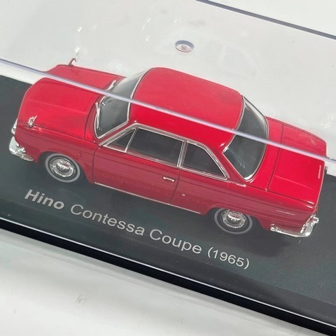 B●2801●売切 Hachette アシェット 国産名車コレクション Hino Contessa Coupe 1965 日野 コンテッサ クーペ 1/43スケール モデルカー_画像1