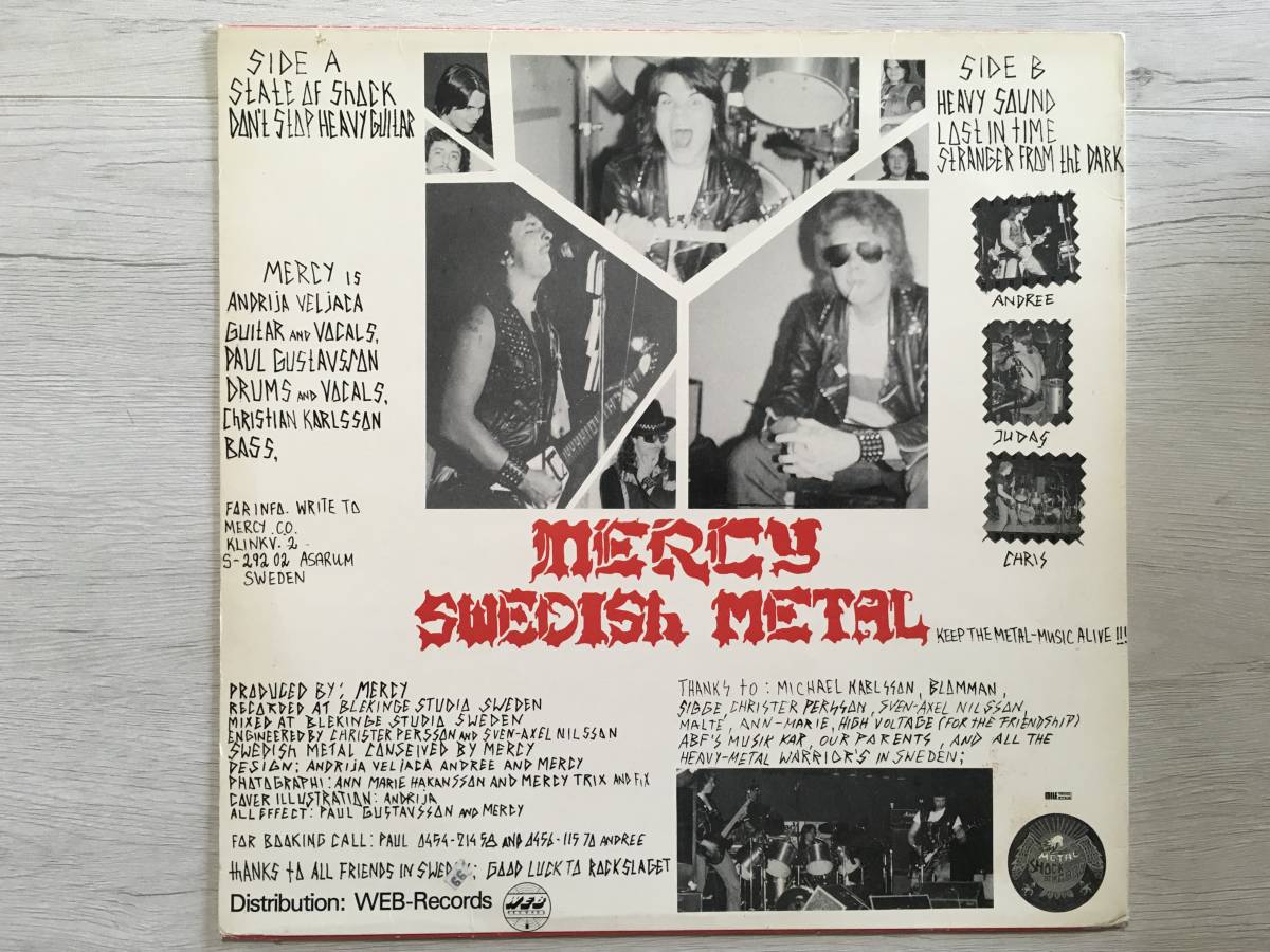 MERCY SWEDISH METAL スウェーデン盤 | cyclopsrecords.info