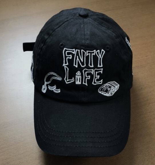 FNTY キャップ CAP 刺繍 フライング ナインティー 黒 KOREA ソウル 発 ブランド HIPHOP カルチャー 好きに も Flying Ninety シェア 共用_画像2