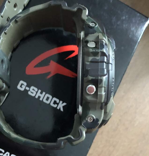 G-SHOCK DW-6100 パイソン 迷彩 グリーン CAMO ライト 点灯 サーモ センサー 生産終了 オールド G ビンテージ DW6100 生産終了 CASIO_画像2