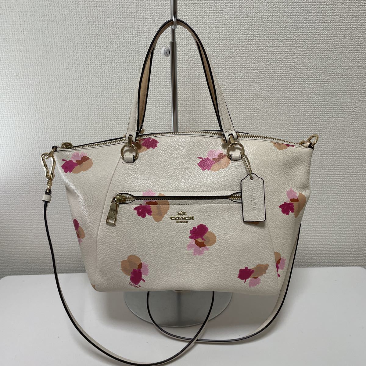 COACH コーチ バッグプレーリー サッチェル フローラル プリント 2way