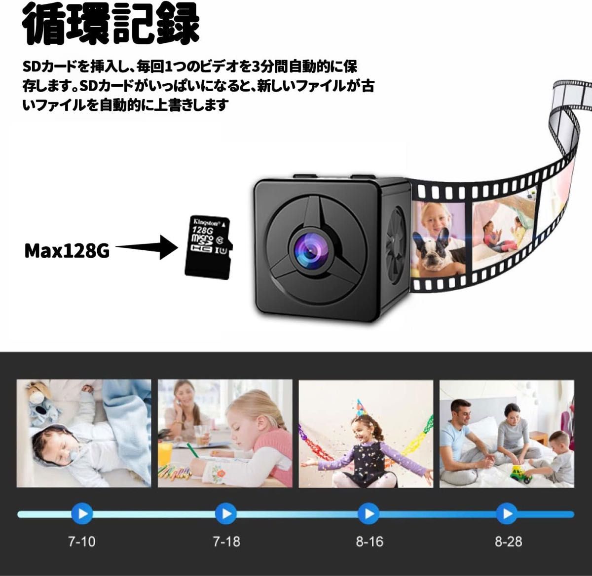 訳アリ超絶お得！防犯カメラ 高画質 新品未使用 スマホ連動 簡単設置 小型カメラ