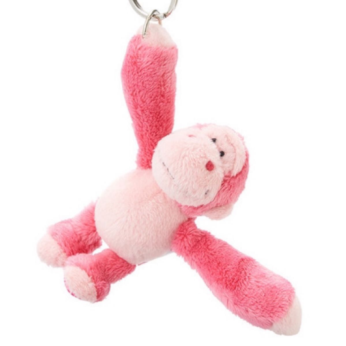 NICI ニキ キーリング グリッターハート ゴリラ ピンク 限定品 NICI ニキ キーリング グリッターハート ゴリラ ピンク 限定品