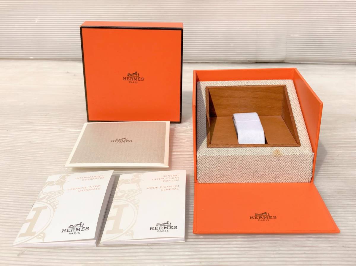 テ 純正 HERMES エルメス 時計ケース 空き箱 ボックス 腕時計ケース 箱