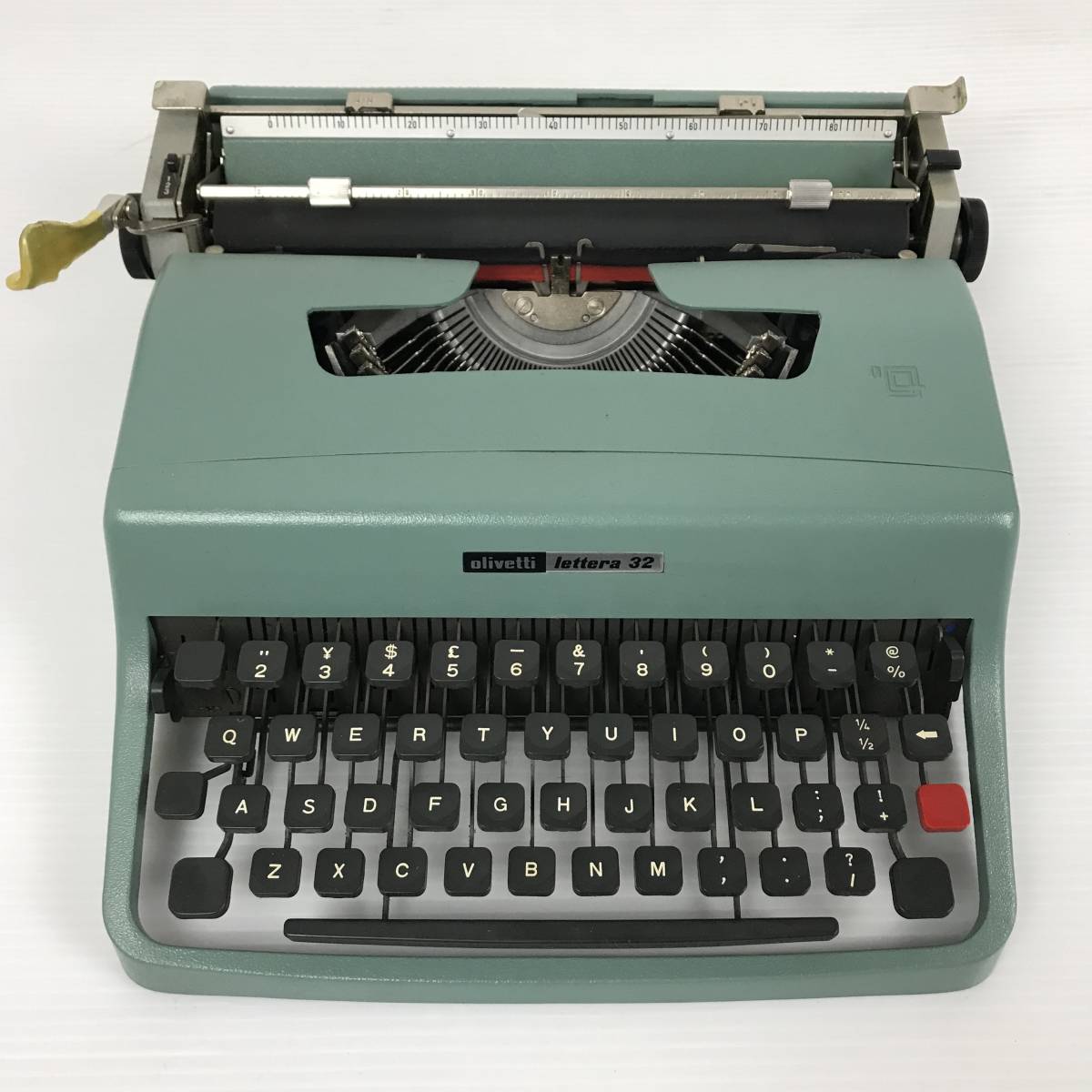 レトロ olivetti lettera 32 タイプライター スペイン製-