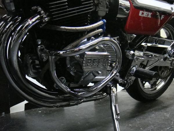 即決☆CBX400F CBX400F2 CBX550Ｆ メッキエンジンガード 新品 NC07 HONDAの画像3