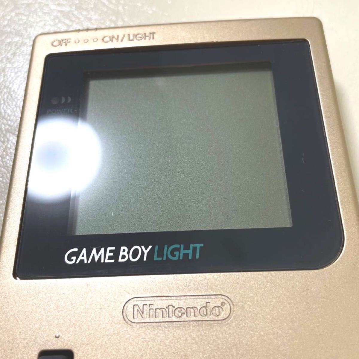 ゲームボーイライト ゴールド 本体 レトロゲーム GAME BOY LIGHT Gold 任天堂