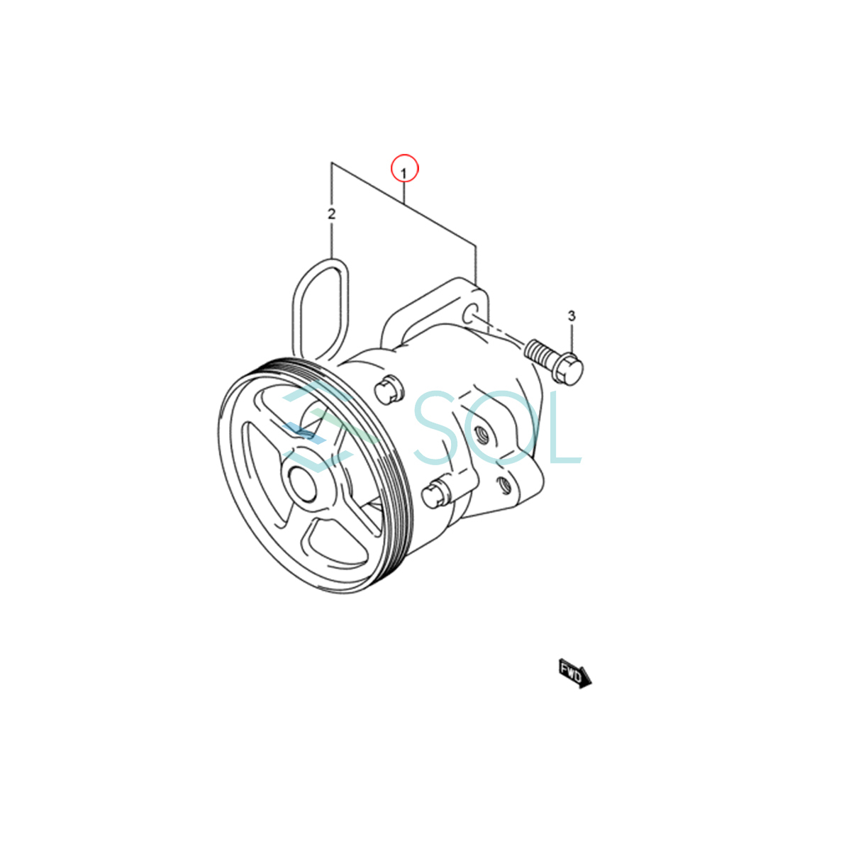 ウォーターポンプ モコ MG22S ピノ HC24S ルークス ML21S 出荷締切18時 アイシン AISIN 21010-4A00B 21010-4A00H 21010-4A00L 21010-4A00R_画像4