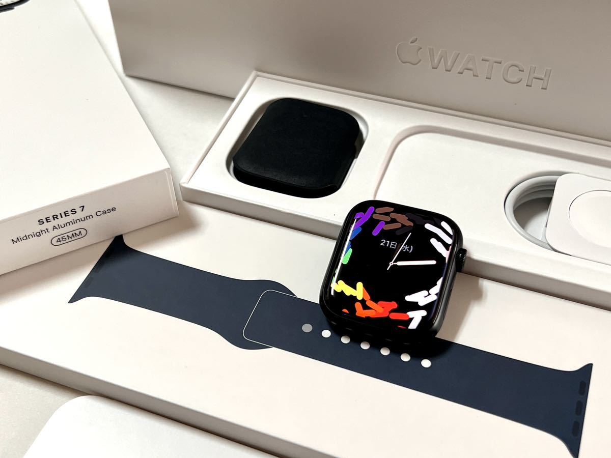 ☆ 美品 バッテリー90% ☆ Apple Watch Series 7 45mm アップル