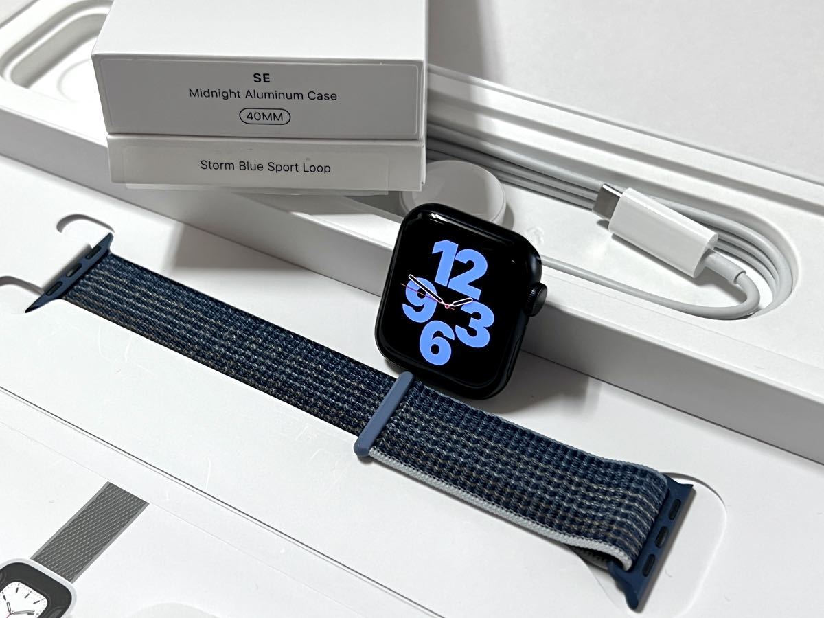 ☆ 美品 バッテリー98% ☆ Apple Watch SE 第2世代 40mm アップル ...