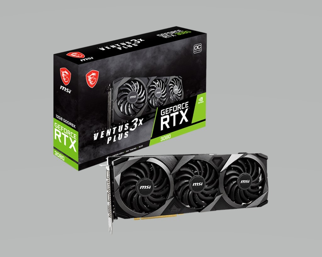 美品 MSI GeForce RTX 3080 VENTUS 3X PLUS 12G OC LHR_画像7