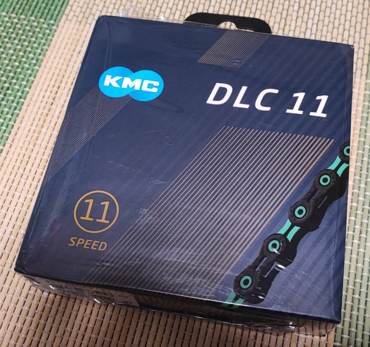 新品未開封 KMC X11SL DLC 118L ブラック/チェレステ 11速用チェーン