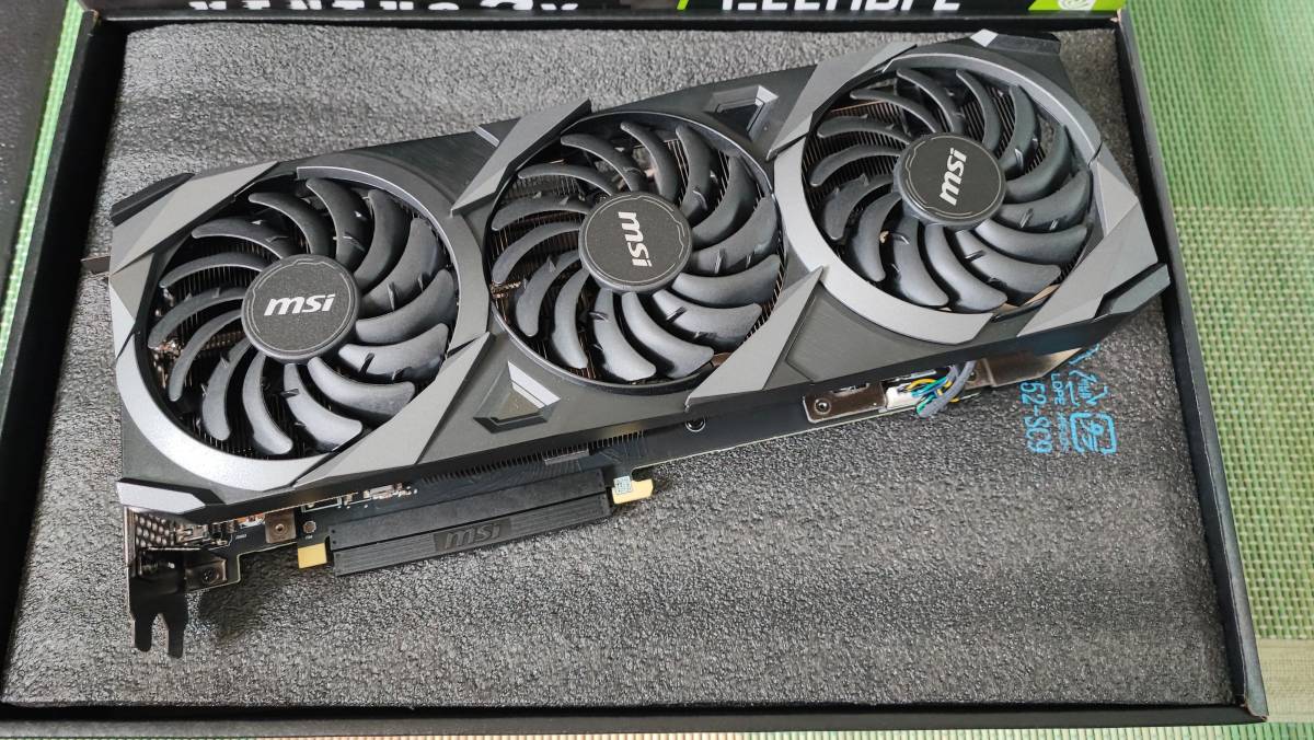 美品 MSI GeForce RTX 3080 VENTUS 3X PLUS 12G OC LHR