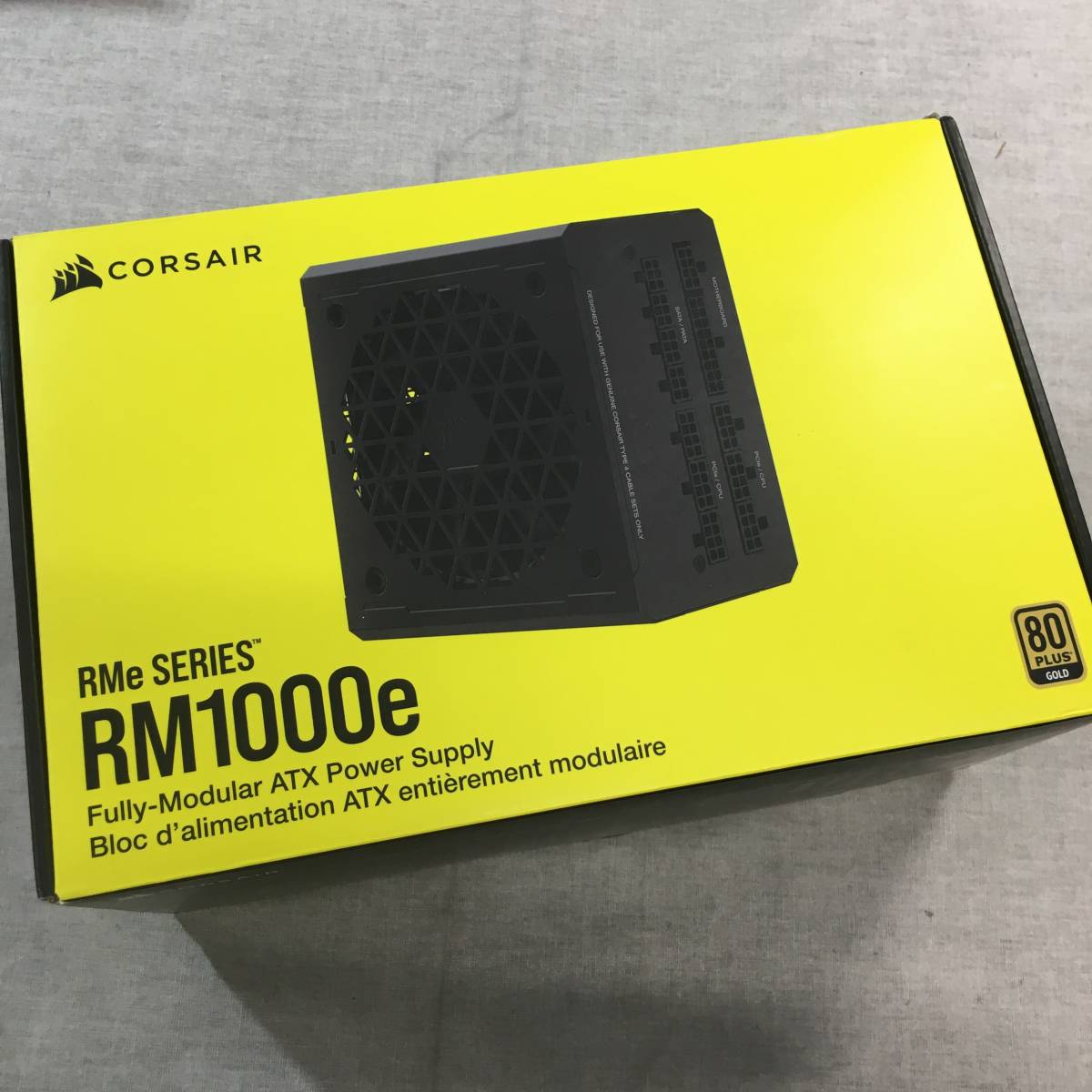 ジャンク品CORSAIR RM1000e 1000W PC電源ユニット80Plus Gold認証CP