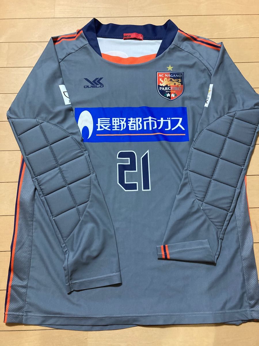 非売品激レア】長野パルセイロ キーパーユニフォーム 選手サイン 非売品激レア】長野パルセイロ キーパーユニフォーム 選手サイン
