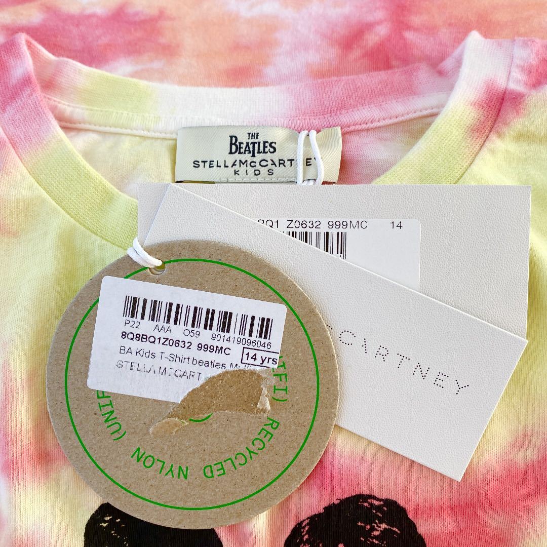 STELLA McCARTNEYステラマッカートニー タイダイ ロゴTシャツ S