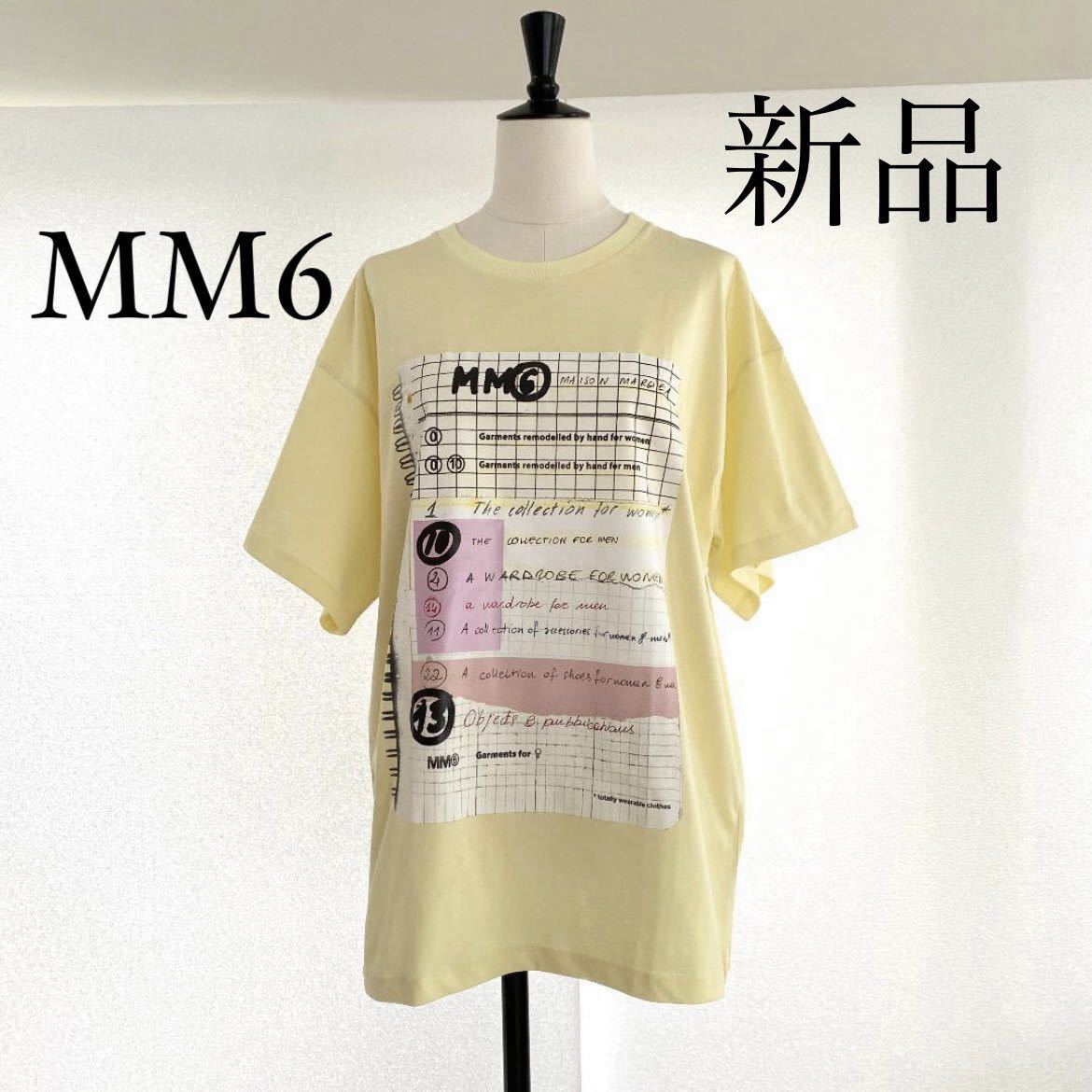 大人気セール MM6 - MM6 Maison Margielaマルジェラ ロゴTシャツ