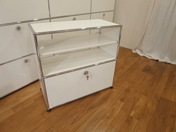 ○美品○USMハラー○haller○ピュアホワイト○1列2段 ○美品○USMハラー○haller○ピュアホワイト○1列2段