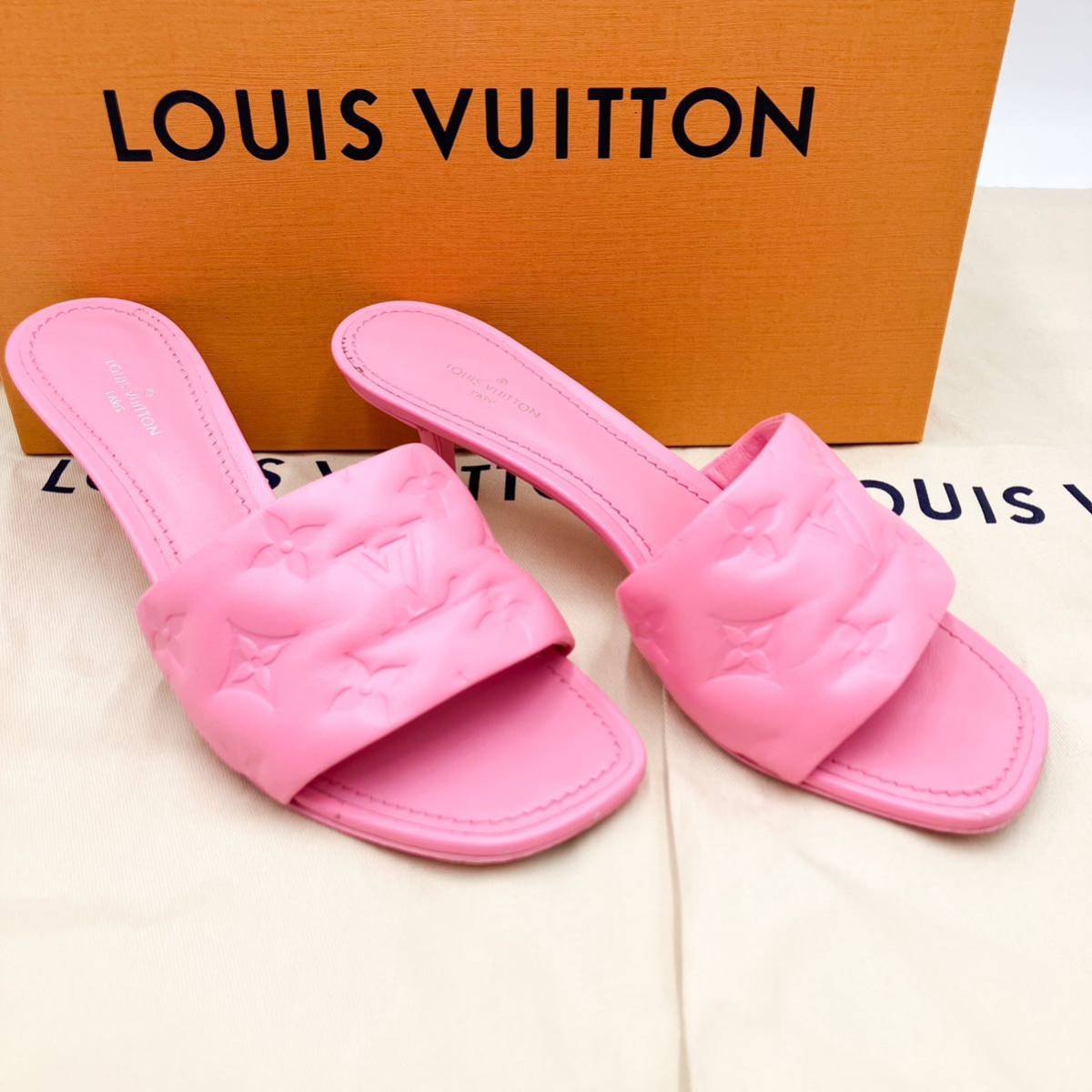 ルイヴィトン LOUIS VUITTON リバイバルライン ミュール サンダル