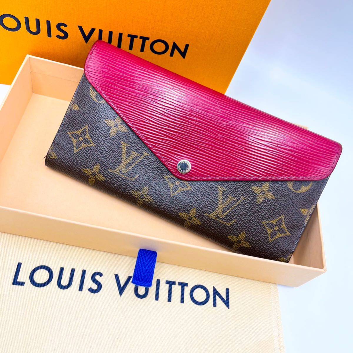 ルイヴィトン Louis Vuitton 三つ折り長財布 モノグラム