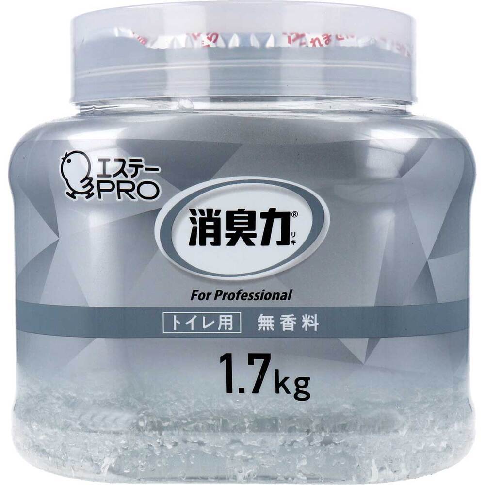 消臭力 業務用 クラッシュゲルタイプ トイレ用 本体 無香料 1.7kg_画像1