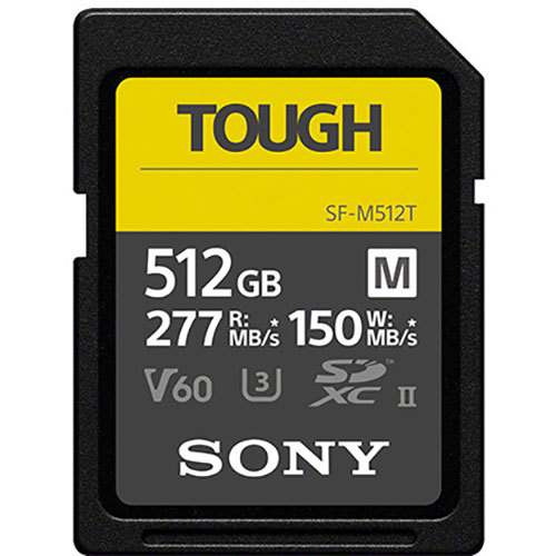 SONY Sony SDXC UHS-II memory card [TOUGH( tough )]SF-M series tough specification SF-M512T