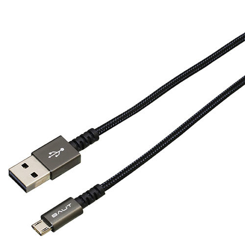 【5個セット】BAUT PREMIUM両面microUSBケーブル 2A 0.5m GM BUSMRAN050GMX5