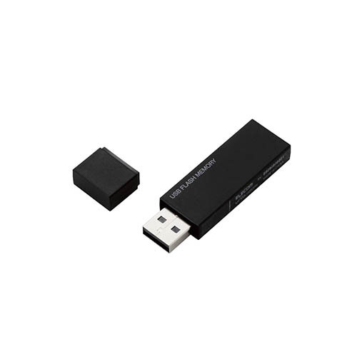 【5個セット】エレコム USBメモリー/USB2.0対応/セキュリティ機能対応/64GB/ブラック MF-MSU2B64GBKX5_画像1