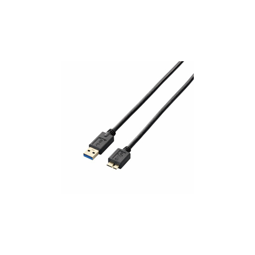 エレコム　USB3.0ケーブル(A-microB)　USB3-AMB05BK_画像1