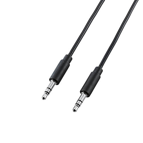 AV-кабель ELECOM / для бумбокса / аудиокабель 3,5φ / черный / 1,0 м DH-MMRN10