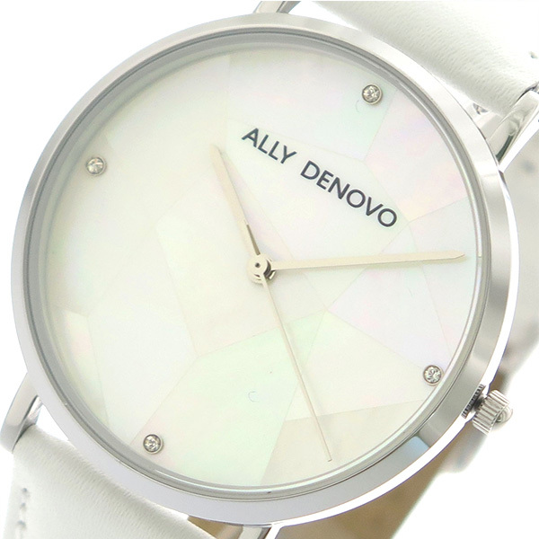 アリーデノヴォ ALLY DENOVO 腕時計 レディース 36mm AF5003-6 GAIA PEARL クォーツ ホワイトシェル ホワイト ホワイトシェル_画像1